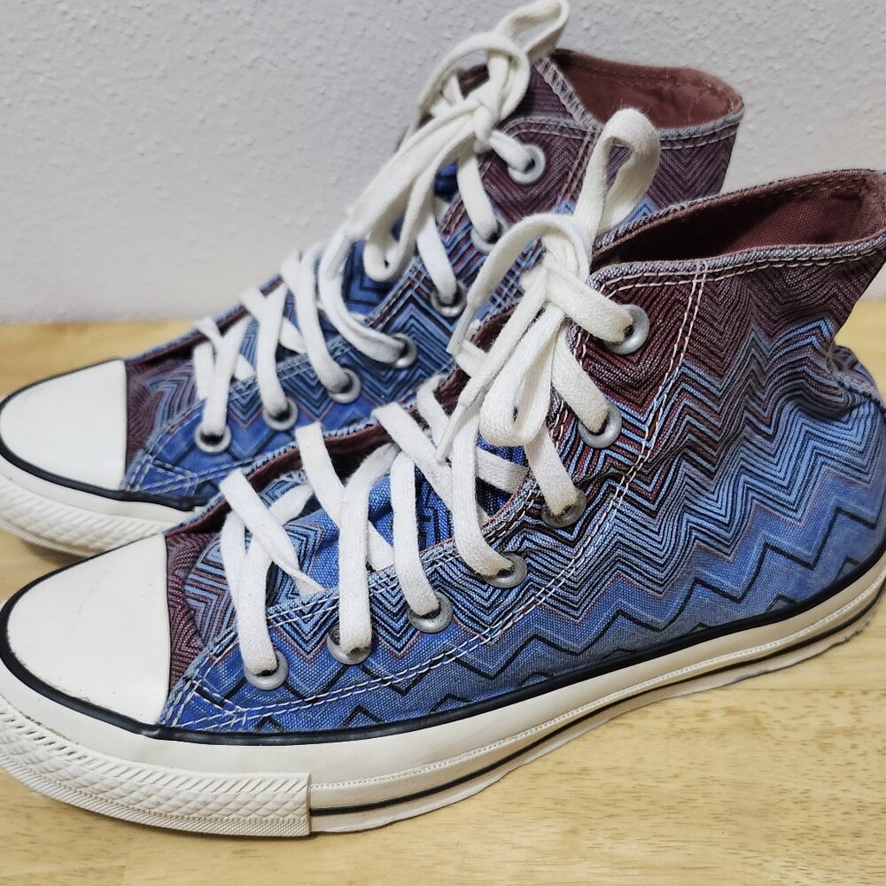 Converse x Missoni Chuck Taylor All Star Sneaker Men 5.5 Women 7.5 Ocean Casino